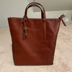 Fossil Camilla Large Convertible backpack in Henna